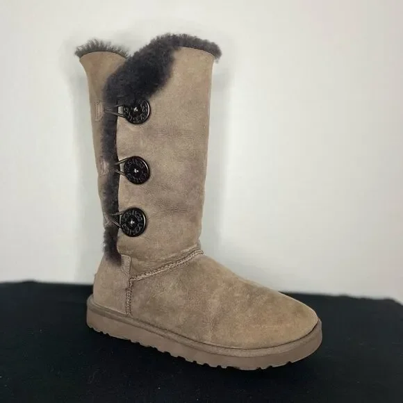 Ugg Bailey Button Triplet Brown​​​ - Picture 4 of 14